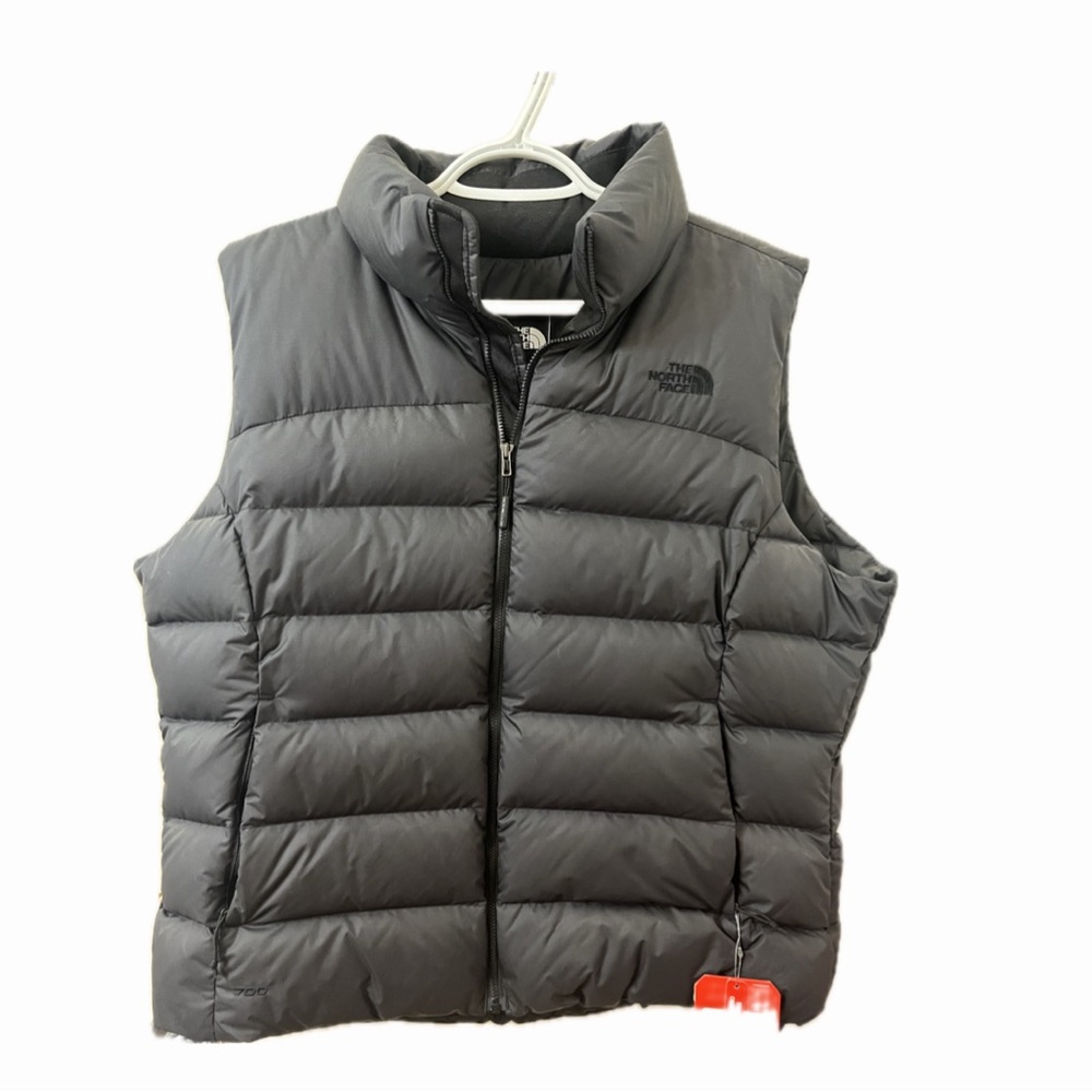 Black Womens North Face vintage puffer vest